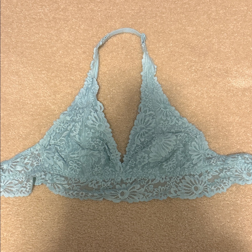 Victoria's Secret Lace Bandeau in Soft Blue